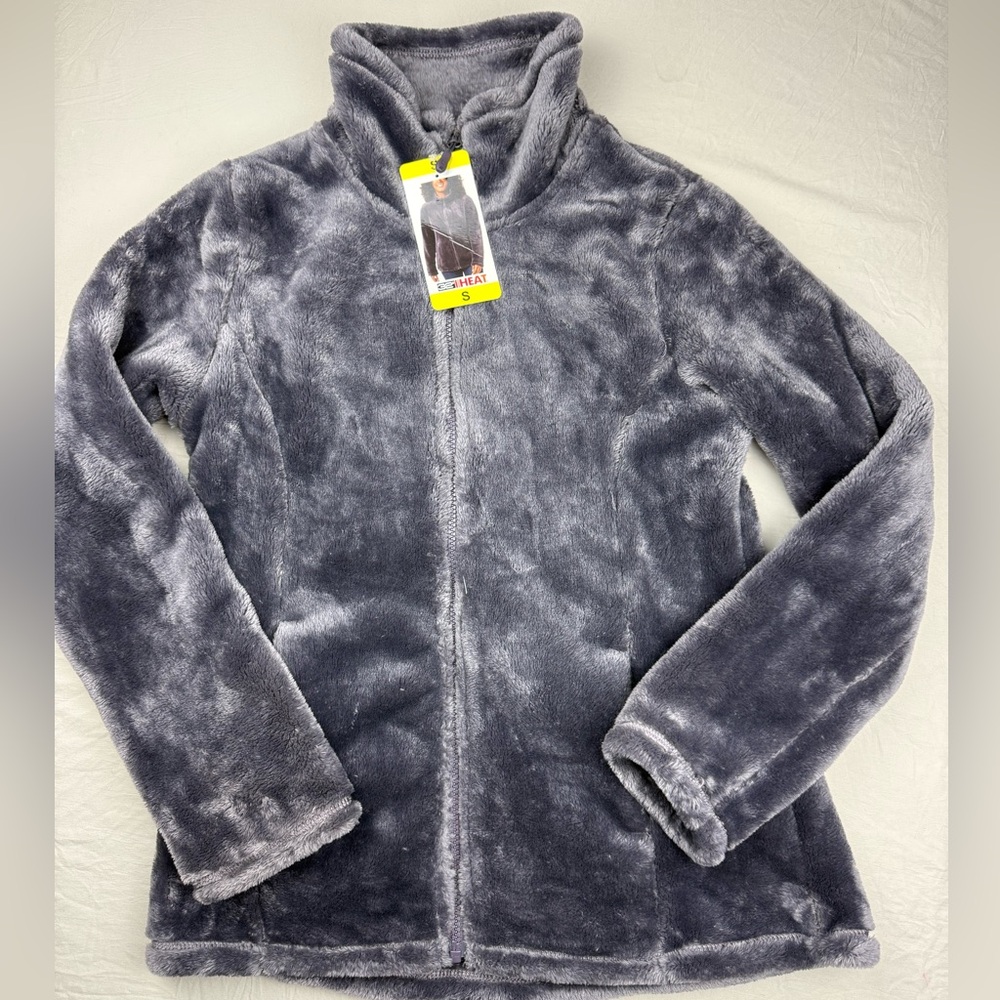 32 Degrees women’s Fleece teddy Jacket full zip‎ New